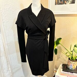 Wool DVF wrap dress size 0